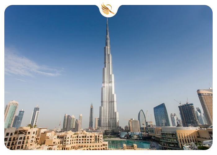 برج خیلفه دبی یکی از بزرگترین برجهای جهان